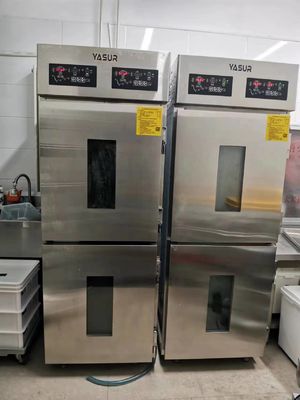 Двойной ретардер Proofer Yasur теста шкафа 36 подносов Достигаемост-в типе подносах 4kw см 40X60