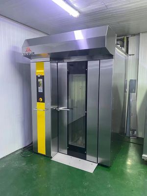 Газа шкафа печи шкафа пекарни Yasur 3kw подносы печи 18 шкафа одиночного роторные 40X60cm