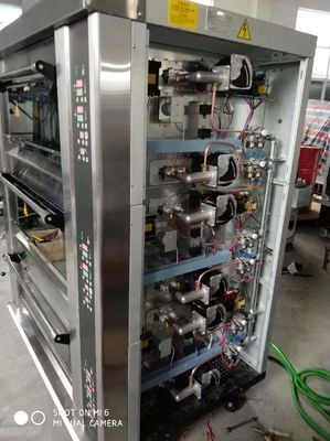 Модульная печь 40X60cm палубы пекарни 3 печь газа подноса палубы 9 с камнем пара для выпечки пиццы
