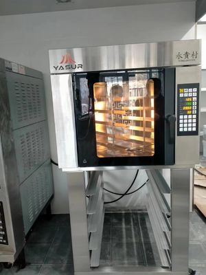 Подносы США печи газа 5 горячего воздуха Yasur обычные 18&quot;» датские хлеб круассана X26 и печь 9.5Kw печенья, с паром
